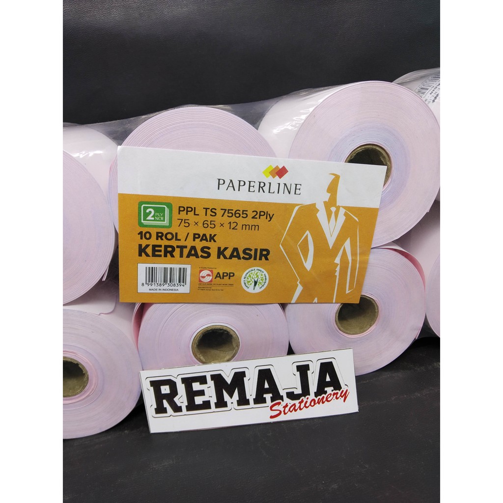 

Roll Struk / Kertas Kasir ukuran 75x65 ( 2ply )