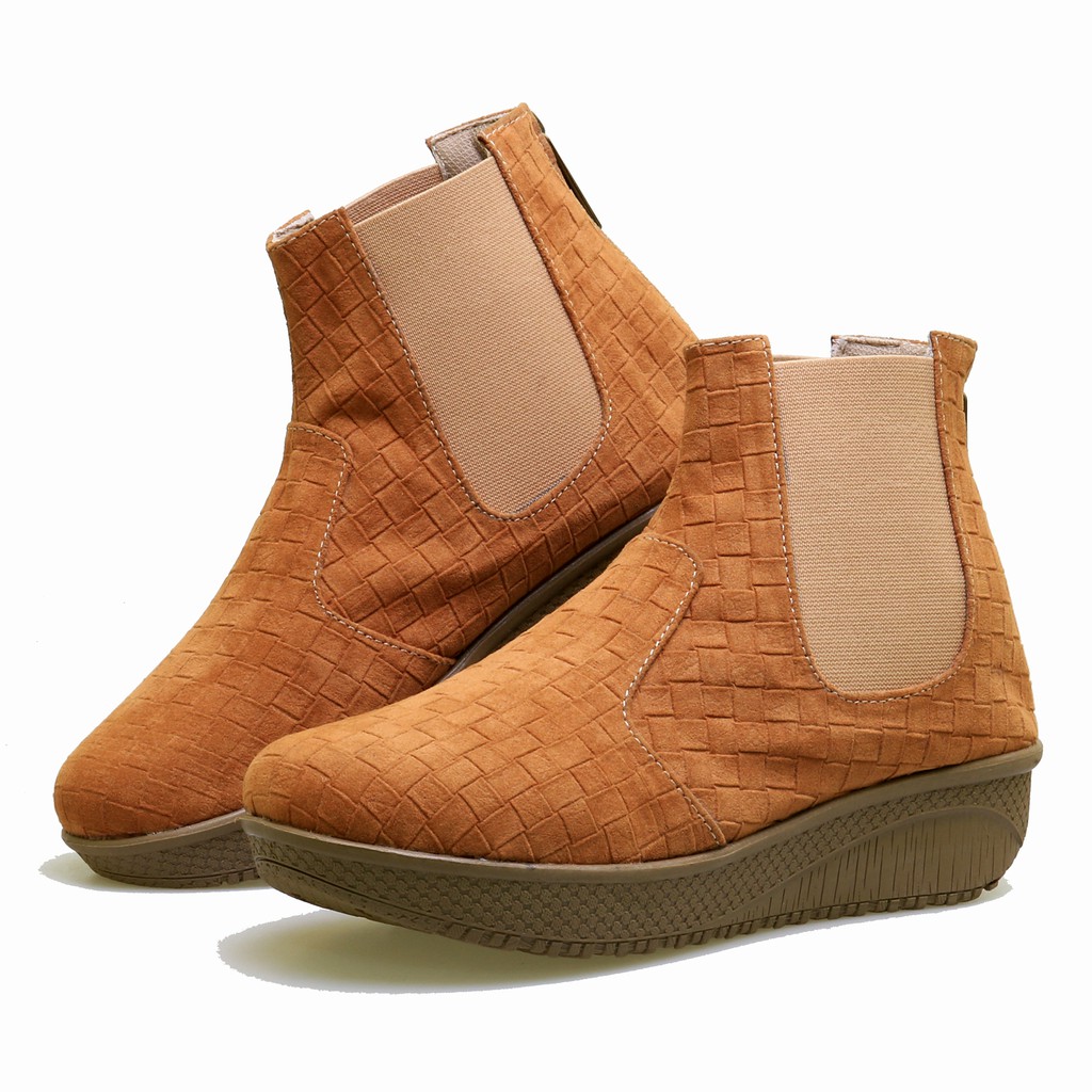 SEPATU BOOTS WANITA CASUAL CANVAS BSM SOGA BSP 121