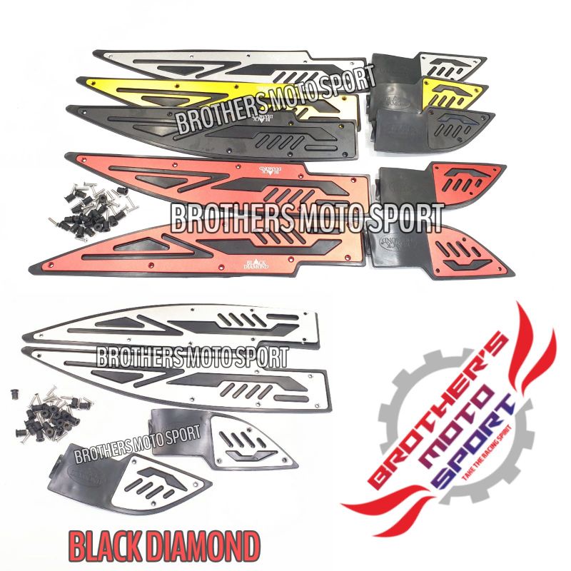 bordes black diamond pcx160 karpet pcx160 alas pijakan kaki pcx 160