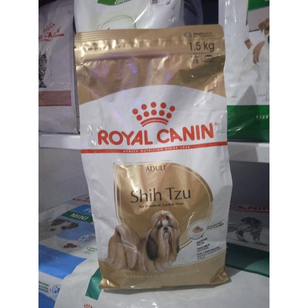 Royal canin Shih Tzu adult 1,5kg kemasan pabrik