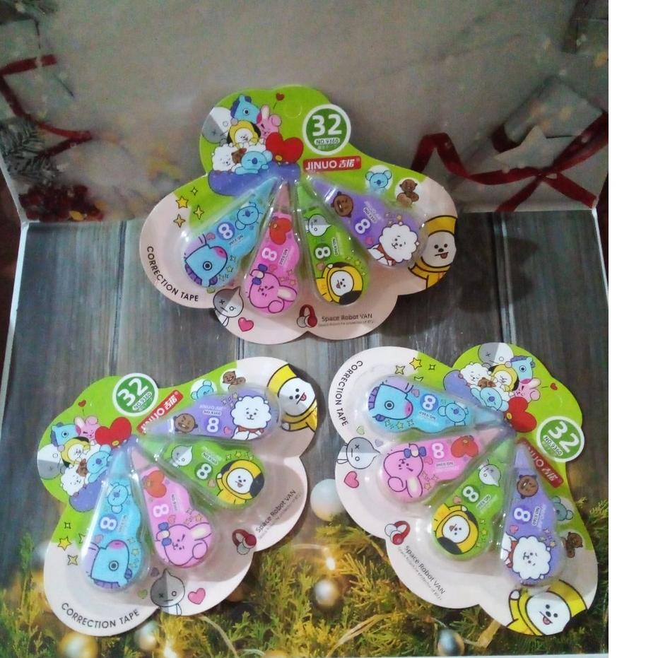 

5.5 STOK READY/Bisa COD/F⚡ASH SALE/「Ready Stok」/5.5 Promo >> JKSNASEMKA22 - TIP-EX CORRECTION ISI 4 PCS ⚡pecial 7.7