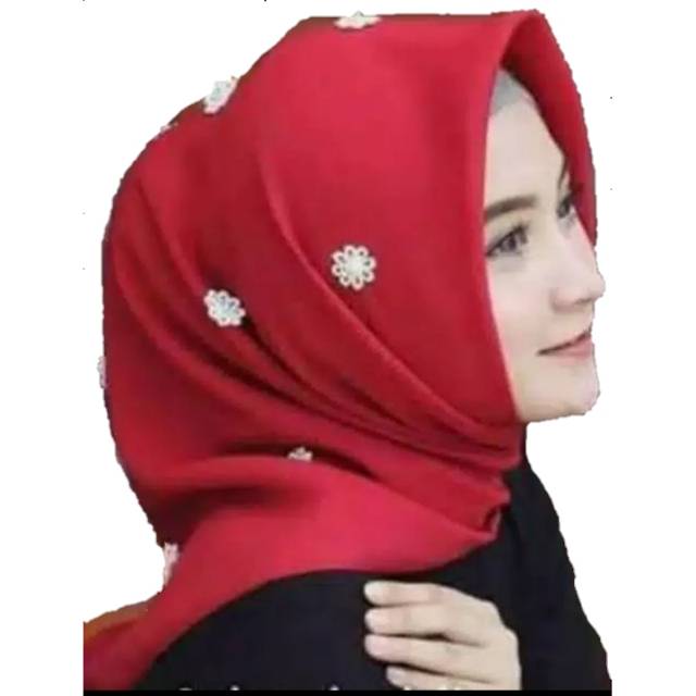 Hijab Segiempat Melati Jilbab Jasmine Square