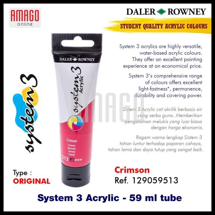 

Daler-Rowney- System 3 Acrylic 150 Ml - Per Tube - Sementara