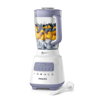 Philips HR2221 Blender Dengan Gelas Plastik Lebih Cepat Menghancurkan Es