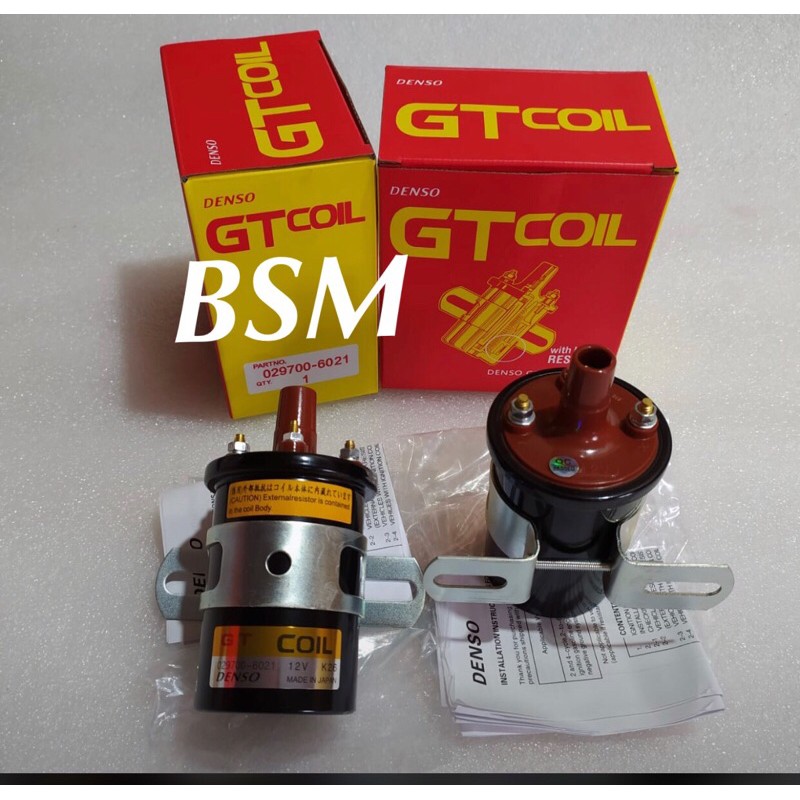 coil ignition coil botol pendek kijang 5k 7k carry L300 zebra 12V (hitachi)