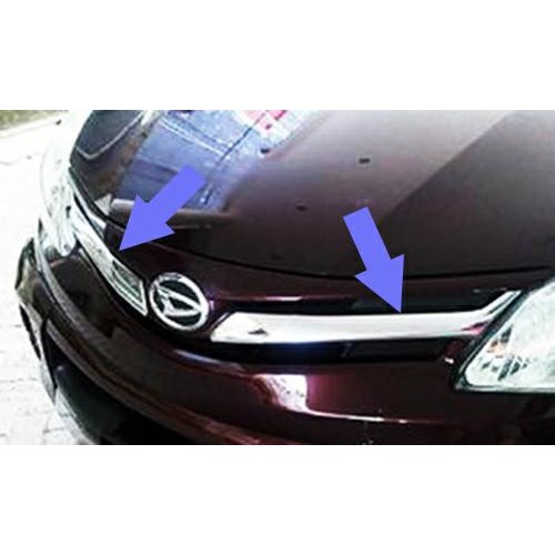 AVANZA XENIA CHROME LIST GRILL TENGAH
