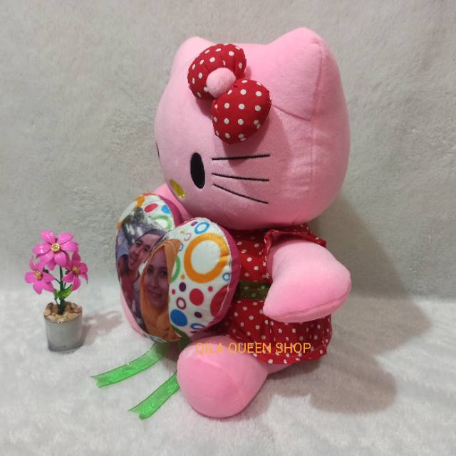 Boneka hello Kitty ikat pinggang XL GRATIS UKIR NAMA 50cm