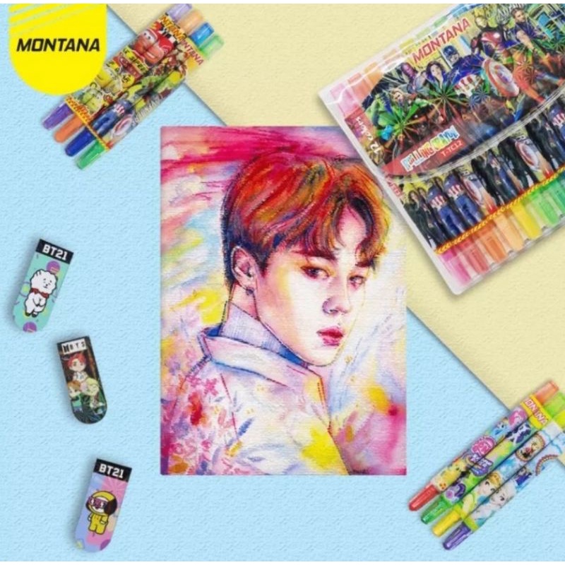 

Crayon Montana Putar 12 Warna