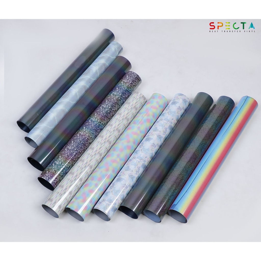 SPECTAFLEX POLYFLEX PU KOREA REFLECTIVE HOLOGRAPHIC ORIGINAL HTV VINYL