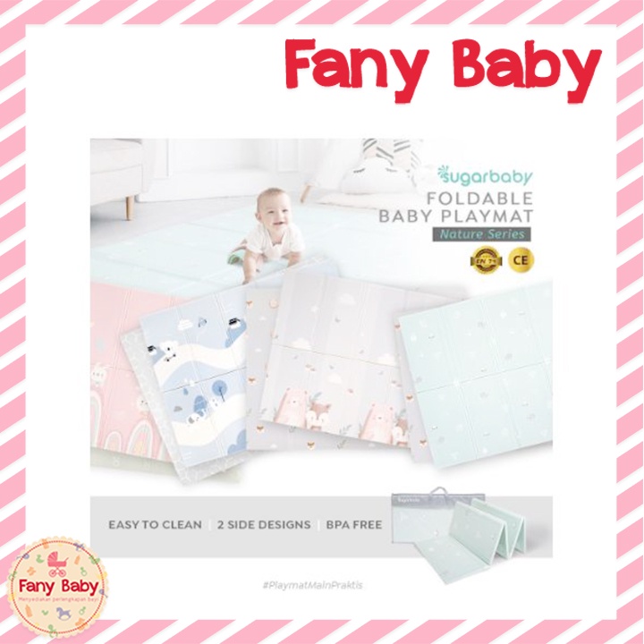 SUGAR BABY FOLDABLE PLAYMAT SIZE XL 200 X 150 X 1CM