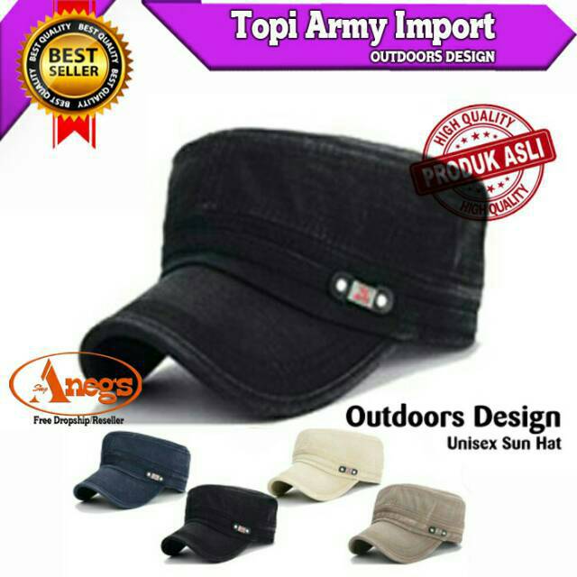 TOPI ARMY IMPORT CLASSIC TOPI KOMANDO