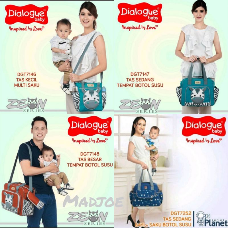 Dialogue tas bayi kecil medium besar tas kecil zeon DGT7146 , tas medium zeon DGT7147 , tas besar ze