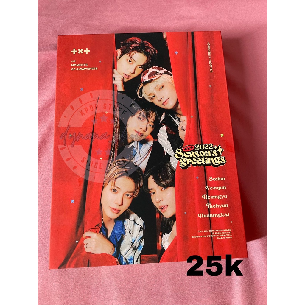 [READY STOCK] SEASON GREETINGS TXT 2022 SHARING MURAH GOOD CONDI