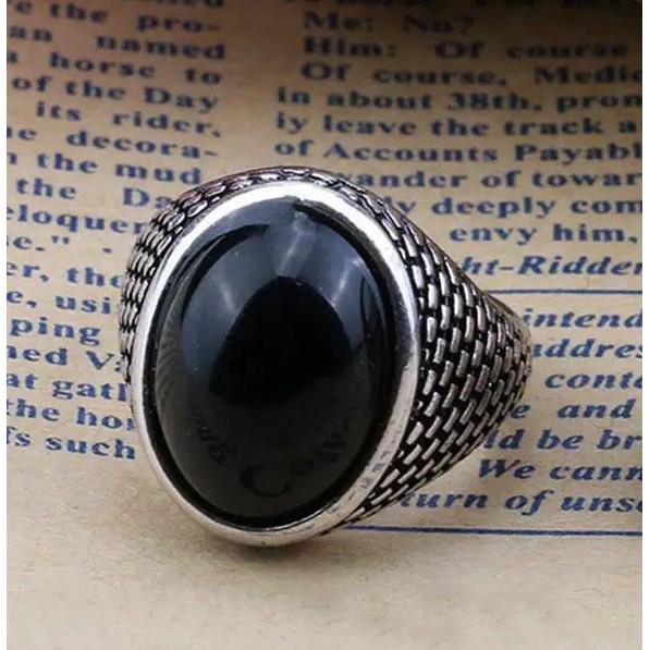 Cincin mata pengacara keren Gaya  vintage  cincin pria  