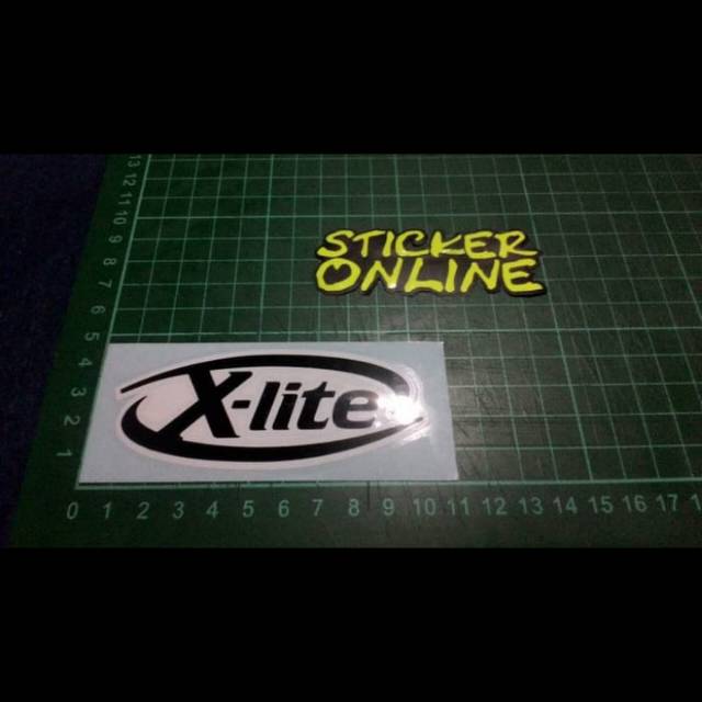 Sticker cutting cutting sticker logo helm helmet xlite
