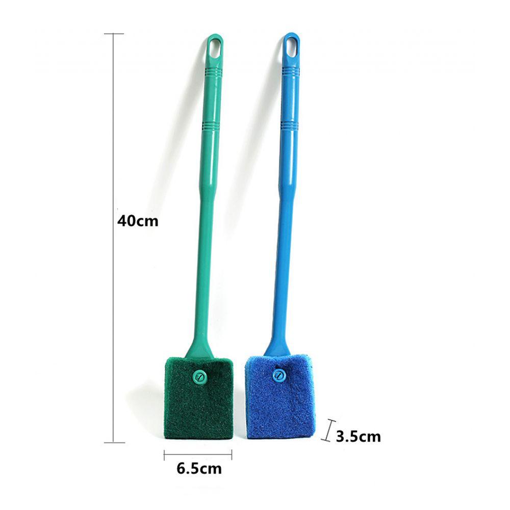 [Elegan] Sikat Tangki Ikan Gagang Panjang Untuk Aquarium Fish Tank Scrubber Floating Cleaning Alat Pembersih Sikat Ganggang Scraper