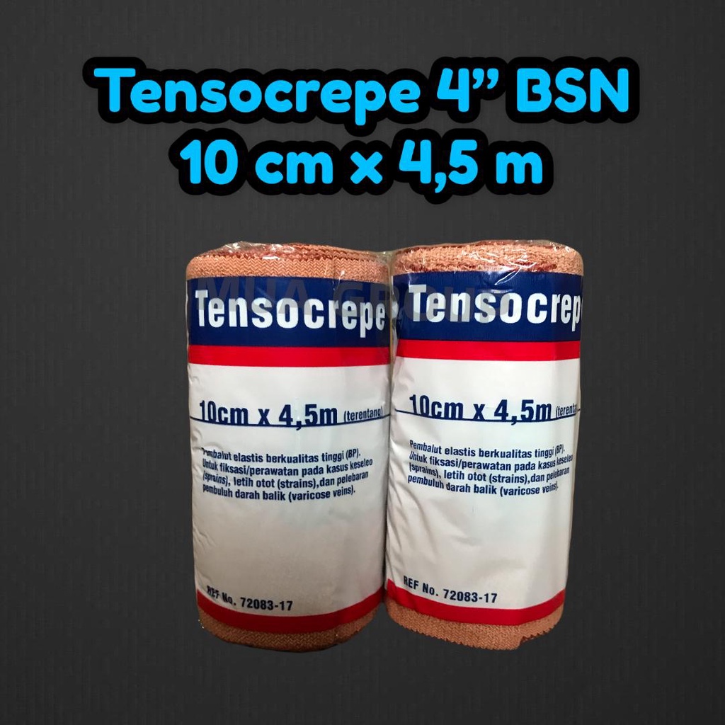 Tensocrepe 4 Inch (10 cm x 4.5 m) BSN