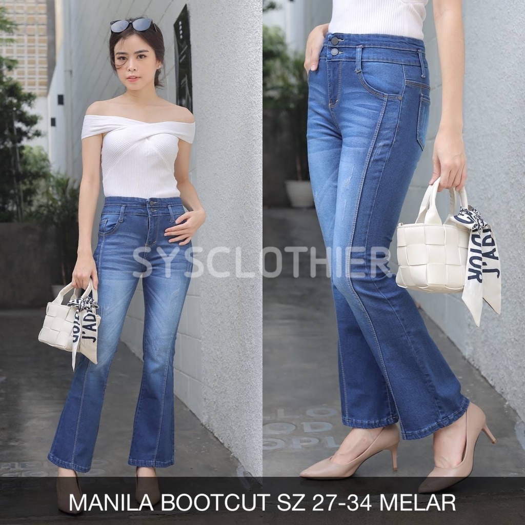 CELANA JEANS WANITA MANILA BOOTCUT-SYSCLOTHIER