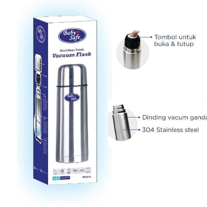 BABY SAFE THERMOS VACUUM FLASK 500ML TER02 / TERMOS AIR