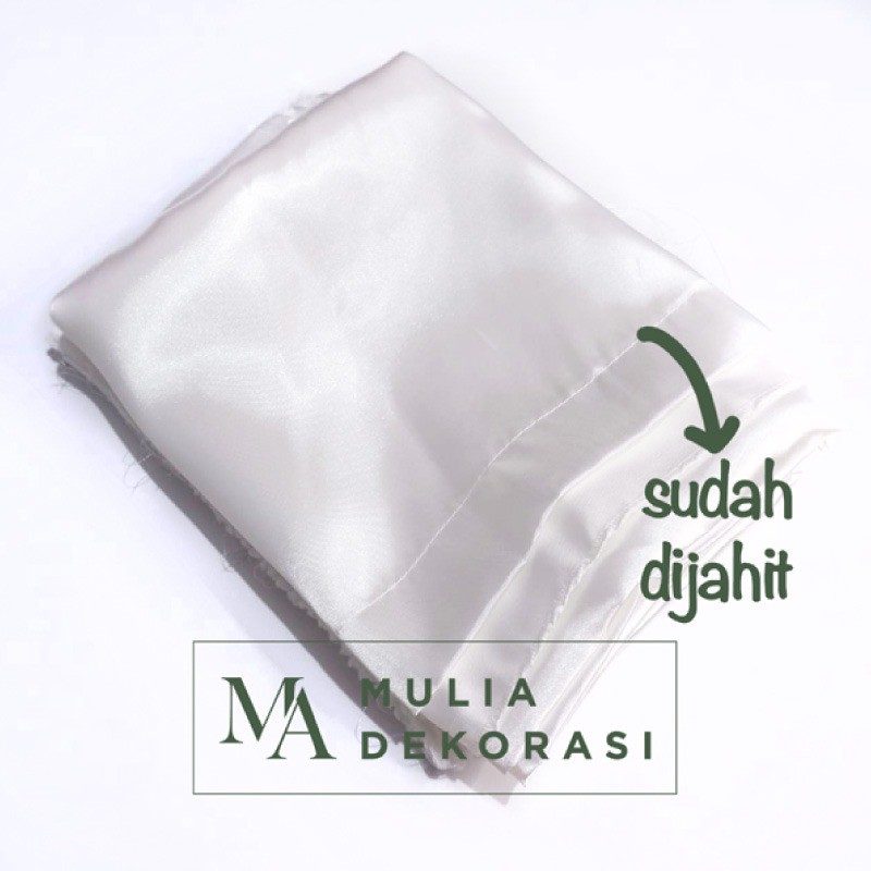 Kain Backdrop Dekorasi Lamaran Akad Nikah Aqiqah Khitan Syukuran Tunangan 3m x 2m sudah dijahit