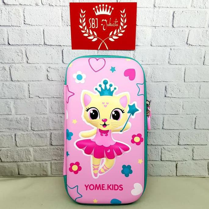 

Tempat pensil Alat tulis smiggle EVA Hardcase Kitty Cat waterproof