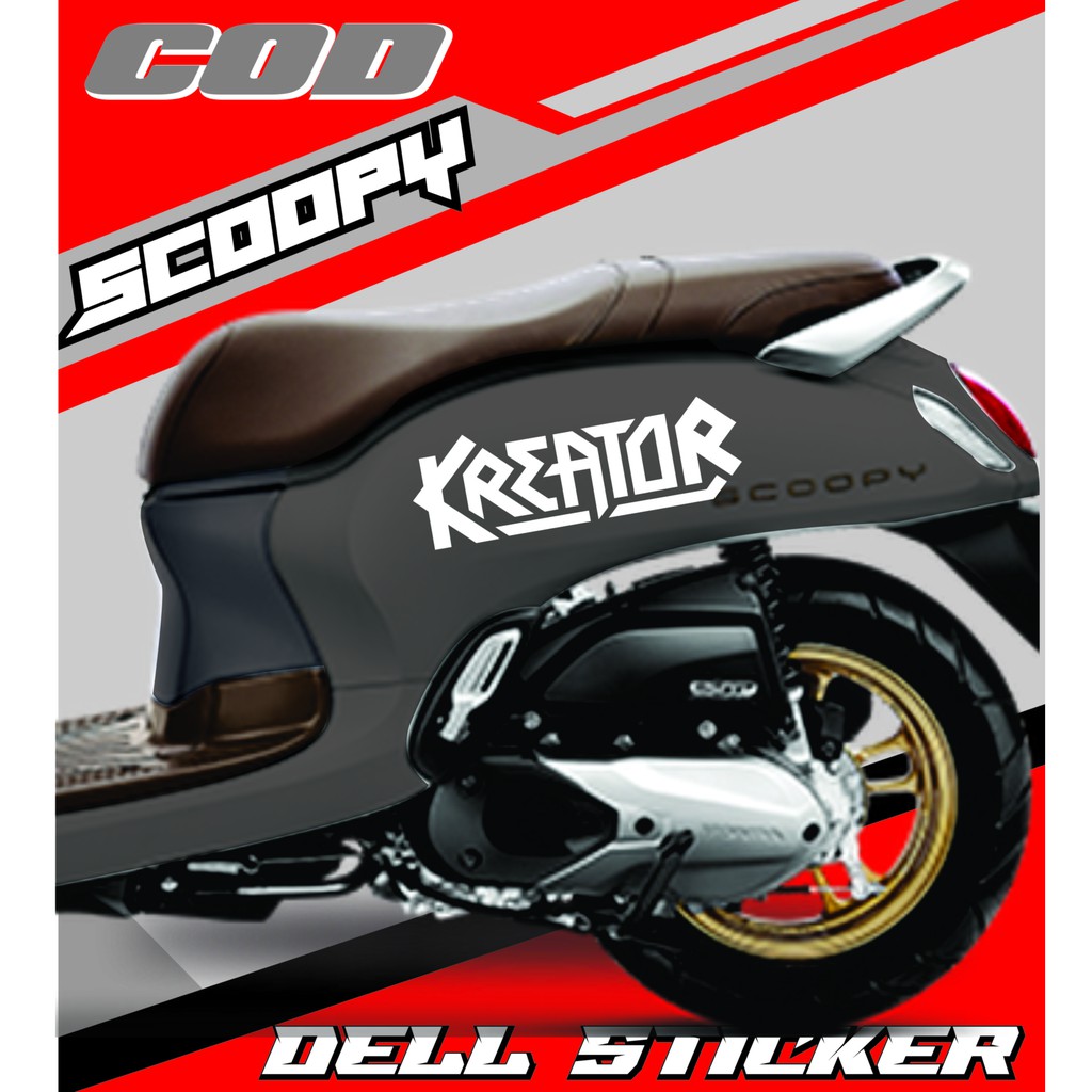 Stiker scoopy KREATOR Sticker scoopy kreator /  genio / pcx / VESPA
