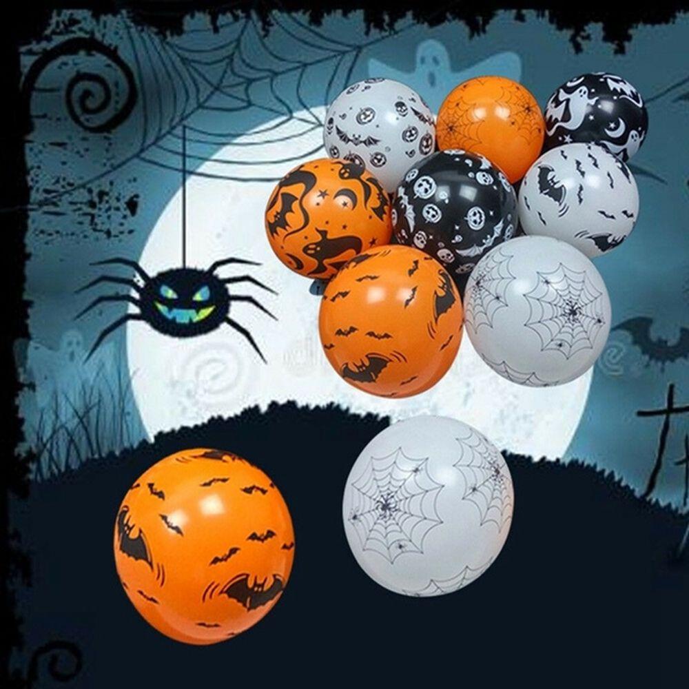 Balon Halloween Agustina 12inch Tengkorak Labu Party Decor Ghost Latex Happy Halloween Dekorasi Halloween