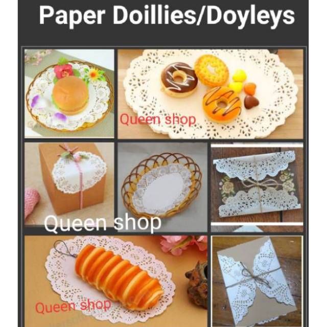 Paper Doyleys Alas kue/toples Eceran