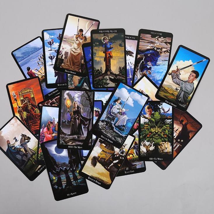 Murah Istimewa 78 Tarot Card Witch Oracle Cards Sealed Deck Divination Classic Tarot English Version