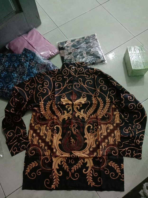 Batik Original Kemeja Batik Pria Lengan Panjang High Quality Halus Lembut Adem Tidak Luntur Nyaman