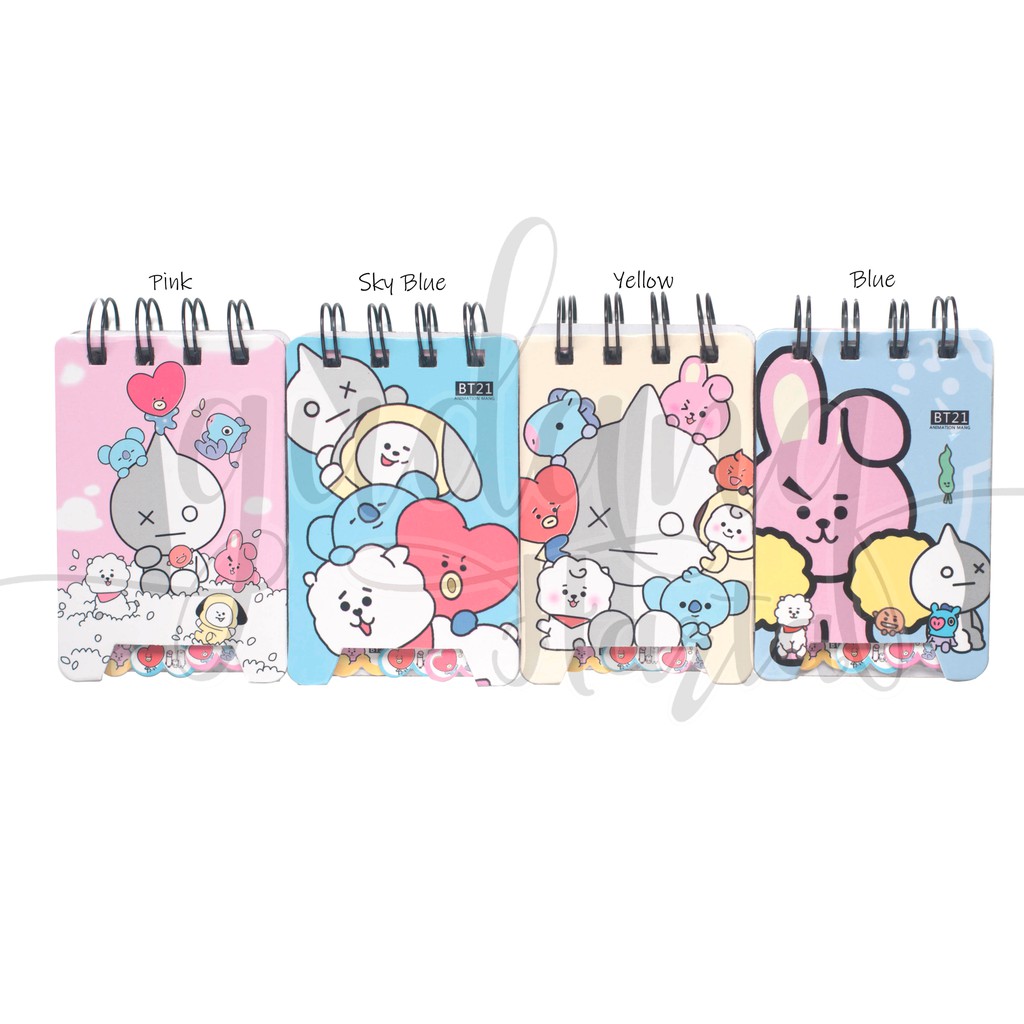 Notebook Mini Korea Boyband Mascot Buku Catatan Saku Lucu Unik Notes GH 308036