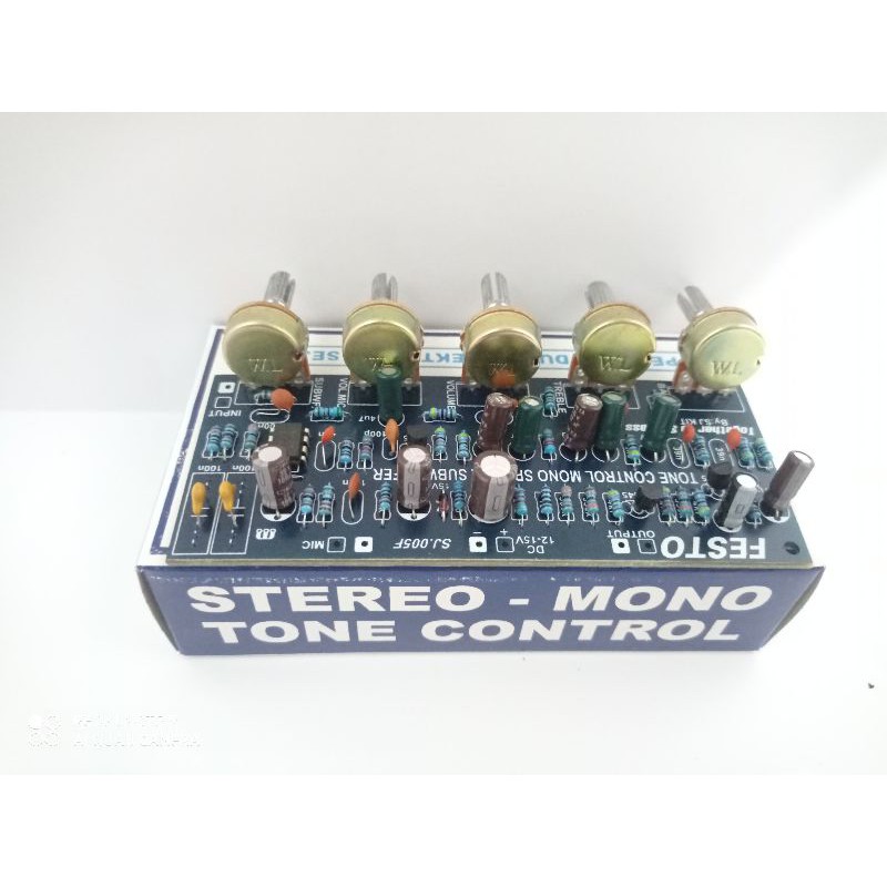 tone control mono mic dan subwoofer