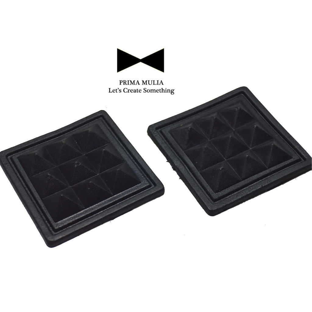 KARET KAKI KAKI TAS KOPER UKURAN 3X3 CM WARNA HITAM