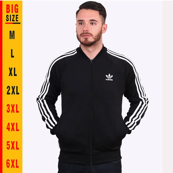 JAKET PRIA BOMBER ADIDAS TRACKTOP JAKET OLAHRAGA PRIA BIG SIZE JAKET BOMBER OVERSIZE