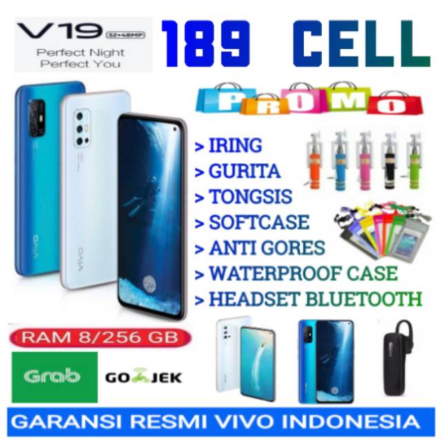VIVO V19 RAM 8/256 GB GARANSI RESMI VIVO INDONESIA