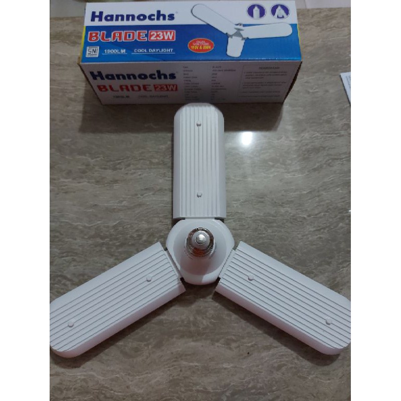 LED Hannochs BLADE 23 W, Lampu LED Model 3 Sayap Kipas