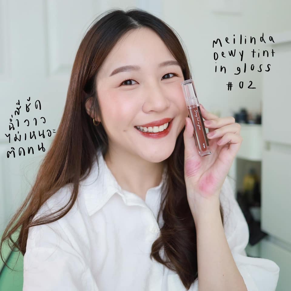 NEW PRODUCT READY STOCK MEILINDA Lip Dewy Tint In Gloss Lipstik Thailand