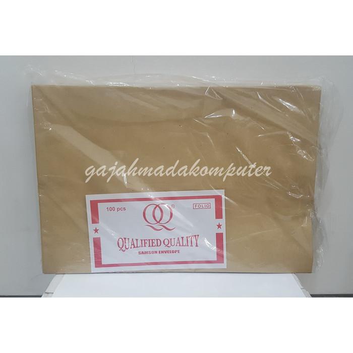 

Amplop Kertas Coklat Samson D Merk Qq - Folio 25 X 34 Cm Isi 100Pcs