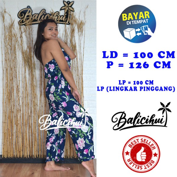 Balicihui Jumpsuit Ruffle Jumpsuit Panjang Jumpsuit Panjang Wanita