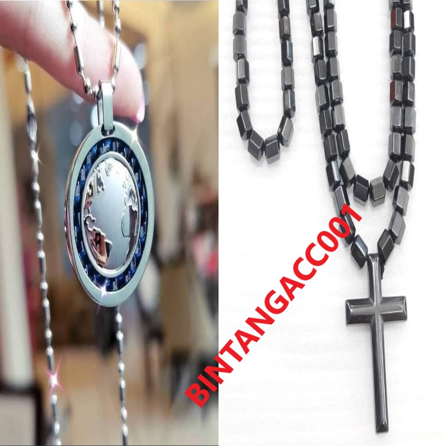 Kalung Quantum Kesehatan | Pendant Health + Gelang Kesehatan model AZHIKRA Garansi Asli Model SALIB 