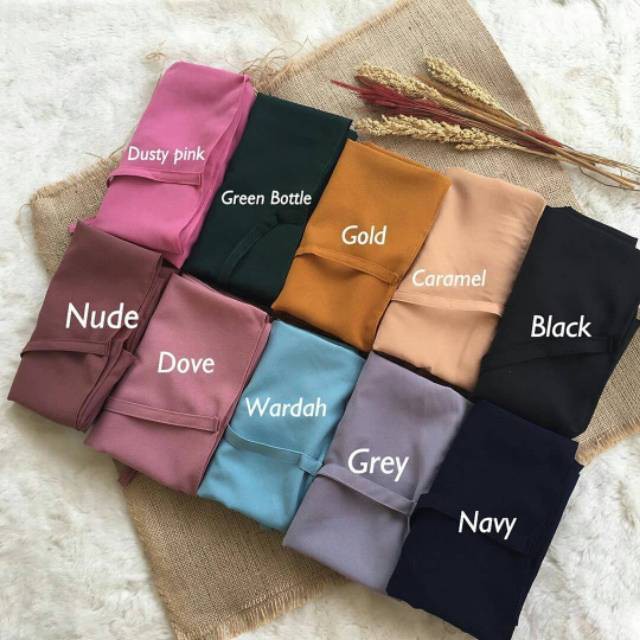 (BISA COD) BERGO INSTAN MARYAM BAHAN DIAMOND HIJAB JILBAB KERUDUNG MURAH-8