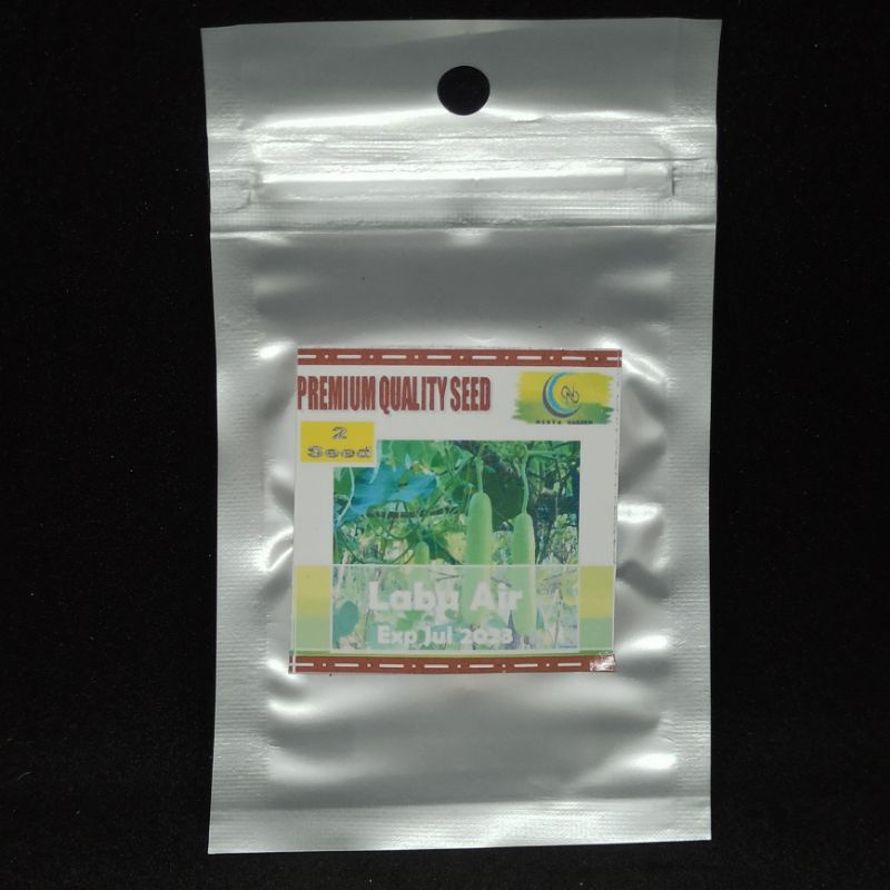 Benih Biji Sayur Kangkung Bayam Selada Sawi Kemangi Seledri Daun Bawang Kubis Kembang Kol Brokoli Wortel Cabe Cabai Tomat Paprika Terong Kacang Panjang Buncis Timun Labu Pare Oyong Gambas-Labu Air 2 biji