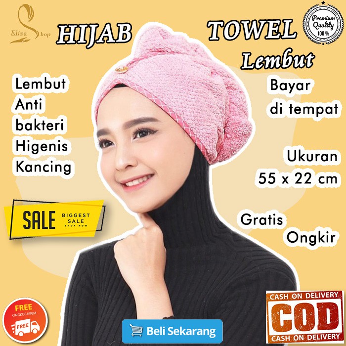 Handuk Rambut Cepat Kering Handuk Keramas Kepala Handuk Kepala Handuk Kecil Handuk Dewasa Murah AZ43