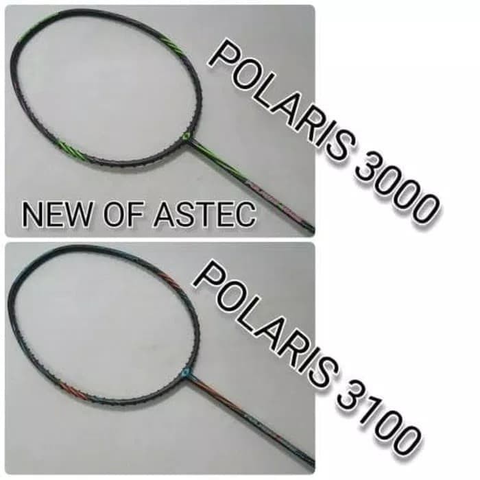 RAKET BADMINTON ASTEC POLARIS 3000 DAN 3100 ORIGINAL OBRAL BONUS TAS