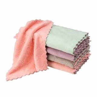 [BISA COD] PROMO Kain Lap Meja Cuci Piring Gelas Anti Minyak Bahan Microfiber Mudah Dibersihkan Kain Lap Dapur Serbet Serap Air Murah Berkualitas