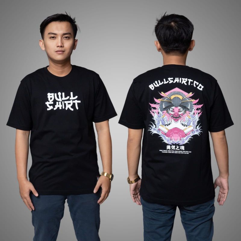 kaos Japan art bullshirt
