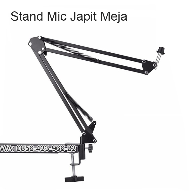 Stand Mic Gantung Jepit Meja Arm Stand Suspensi Lazypod Microphone