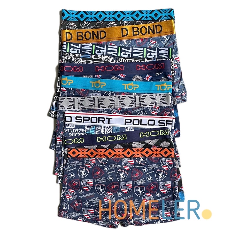 Celana Dalam Pria Boxer Motif (3 Pcs) / Celana Dalam Pria / Sempak Pria