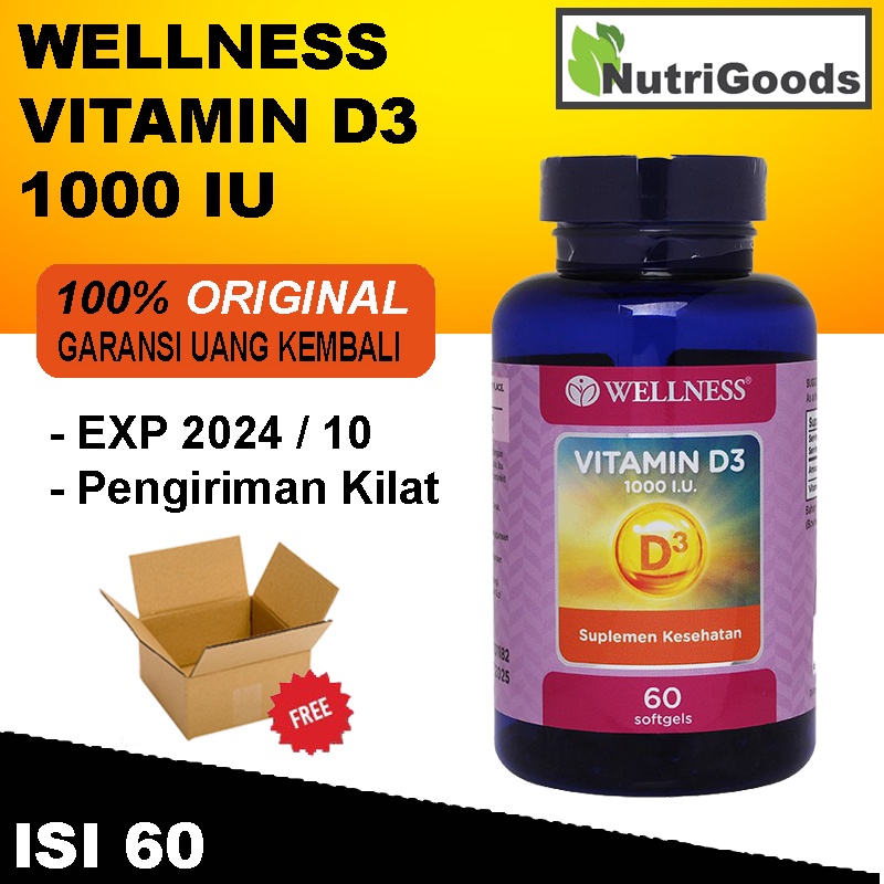 WELLNESS D3 1000IU 1000 IU