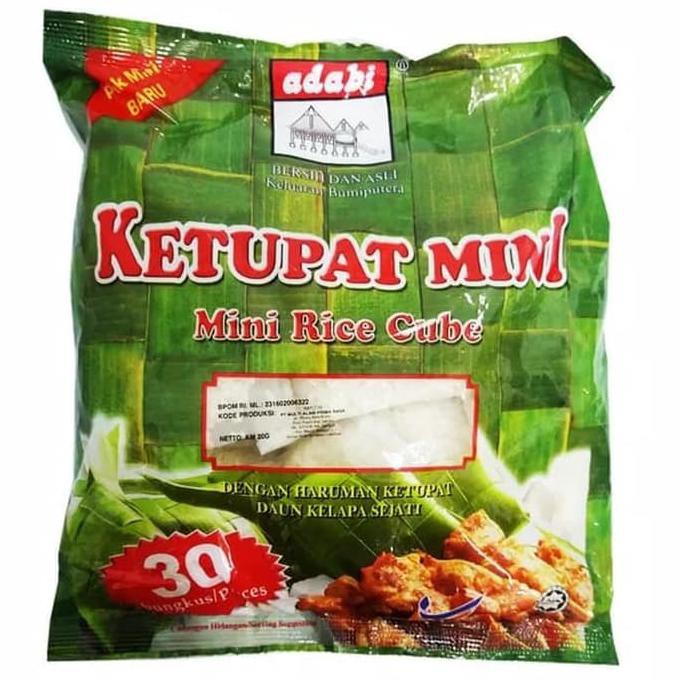 

Best Produk] Ketupat Mini Adabi Mini Rice Cube 30X20G